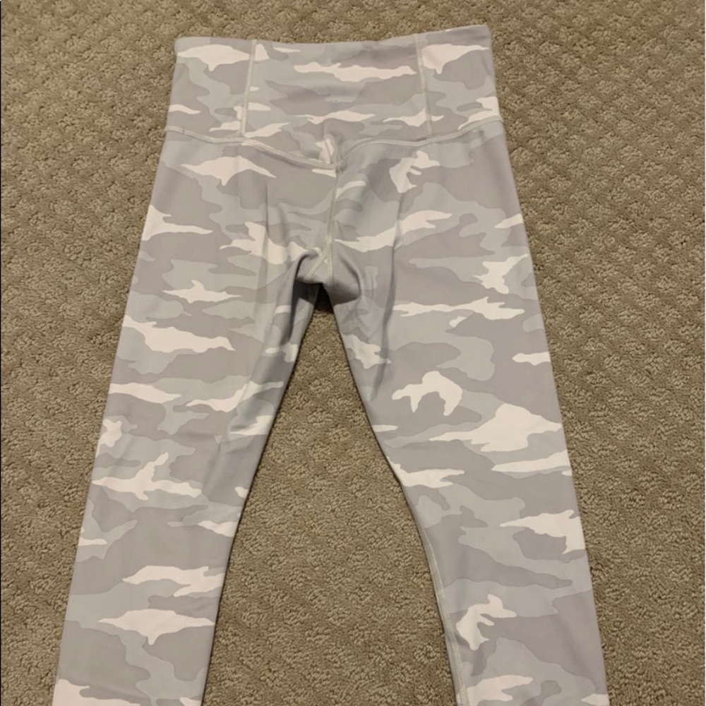 Athleta White camo leggings